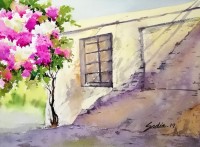 Sadia Arif, 11 x 15 Inch, Water Color on Paper, Floral Painting, AC-SAD-014